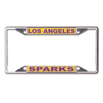 Los Angeles Sparks WinCraft Metal Laser Cut License Plate Frame