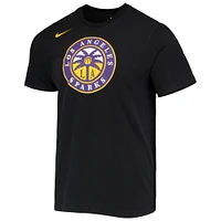 Women's Nike Black Los Angeles Sparks Logo Performance T-Shirt