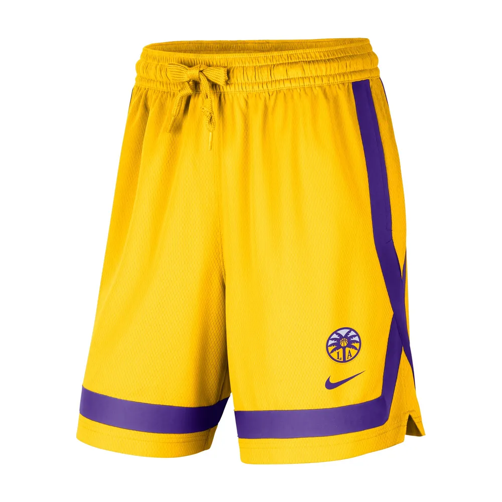 Short d'entraînement Nike Los Angeles Sparks pour femme - Jaune