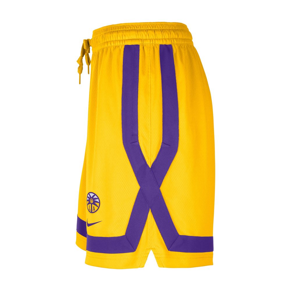 Women's Nike Yellow Los Angeles Sparks Practice Shorts