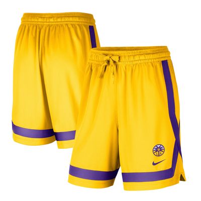 Women's Nike Yellow Los Angeles Sparks Practice Shorts