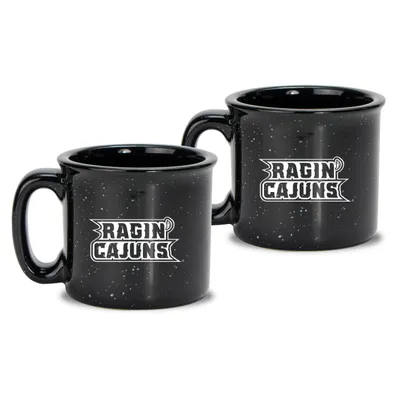 Louisiana Ragin' Cajuns 2-Piece 12oz. Ceramic Campfire Mug Set