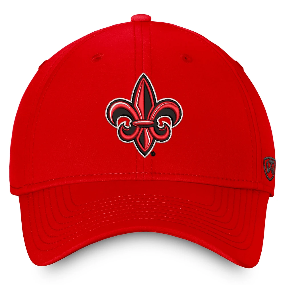 Men's Top of the World Cardinal Louisiana Ragin' Cajuns Reflex 2.0 Logo Flex Hat