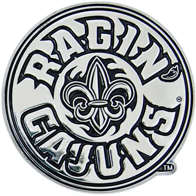 Louisiana Ragin' Cajuns WinCraft Free-Form Chrome Auto Emblem Decal