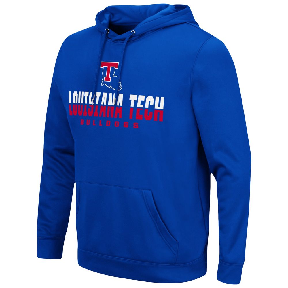 Men's Colosseum Royal Louisiana Tech Bulldogs Lantern Pullover Hoodie