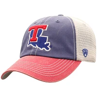 Men's Top of the World  Royal Louisiana Tech Bulldogs Off Road Adjustable Trucker Hat
