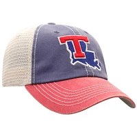 Men's Top of the World  Royal Louisiana Tech Bulldogs Off Road Adjustable Trucker Hat