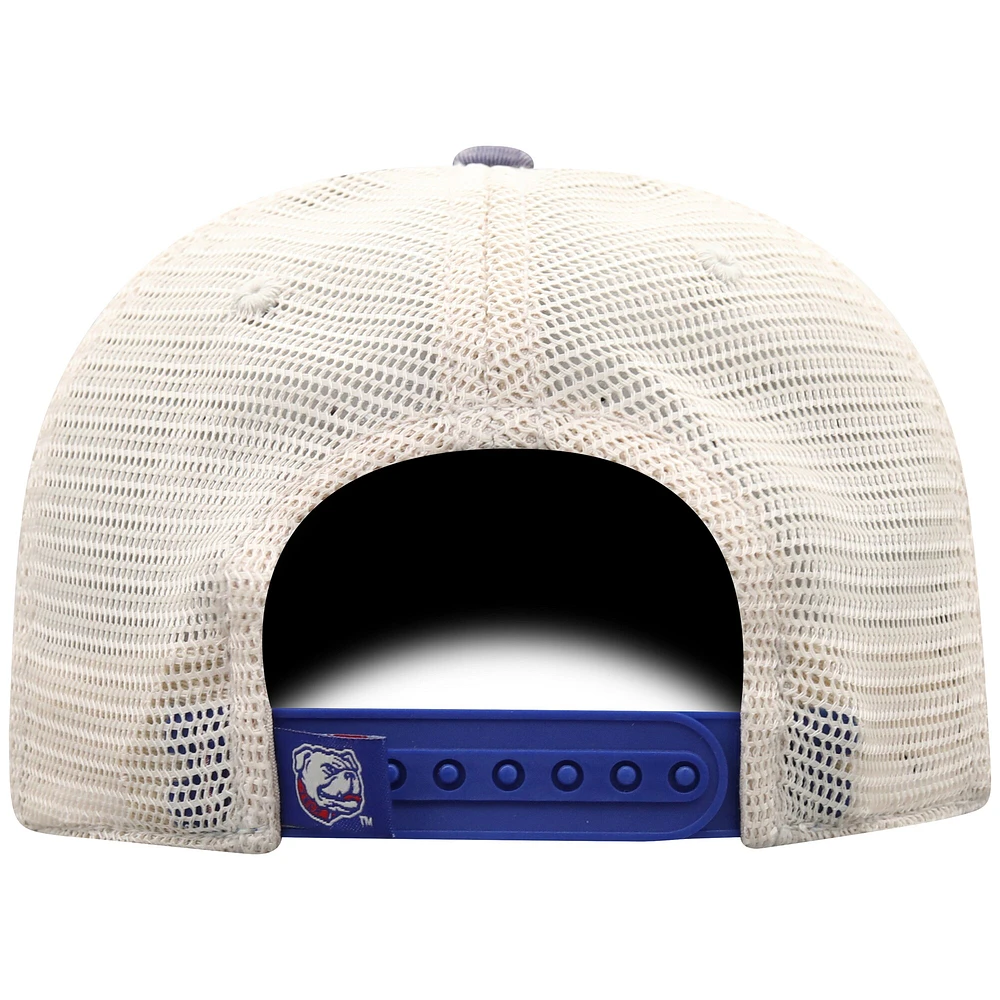 Men's Top of the World  Royal Louisiana Tech Bulldogs Off Road Adjustable Trucker Hat