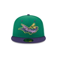 Men's New Era  Green Louisville Bats Theme Nights 59FIFTY Fitted Hat