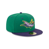 Men's New Era  Green Louisville Bats Theme Nights 59FIFTY Fitted Hat