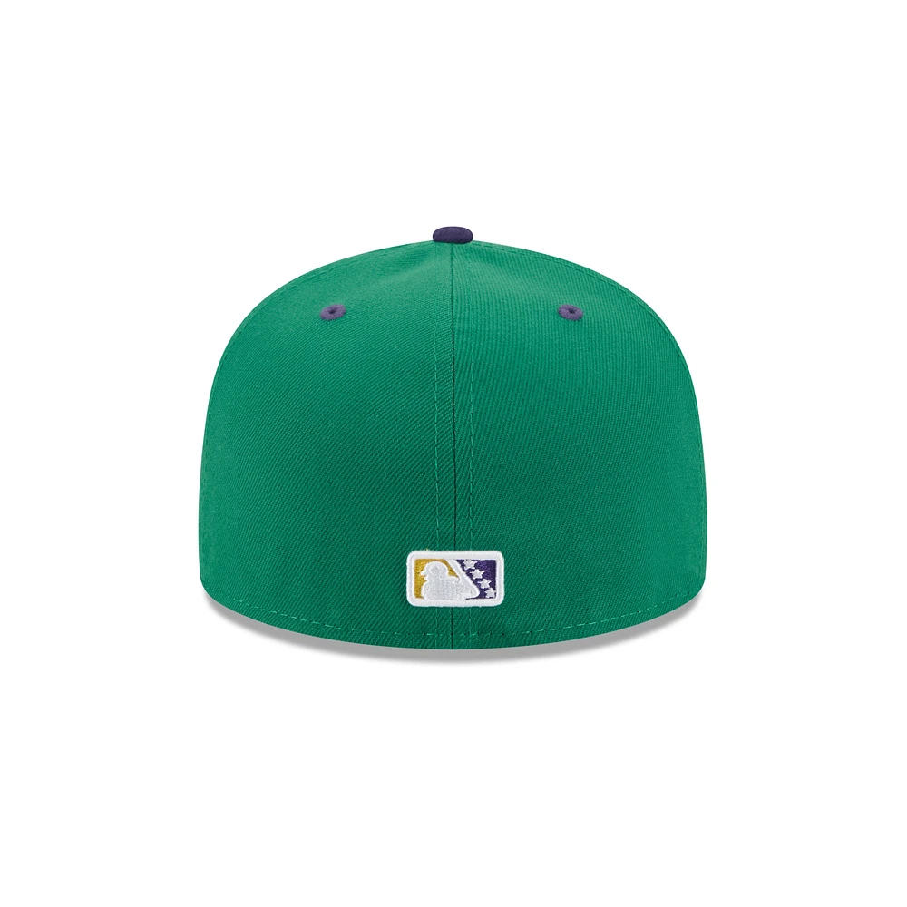 Men's New Era  Green Louisville Bats Theme Nights 59FIFTY Fitted Hat