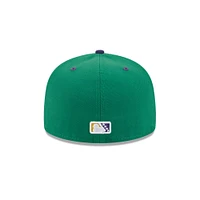 Men's New Era  Green Louisville Bats Theme Nights 59FIFTY Fitted Hat