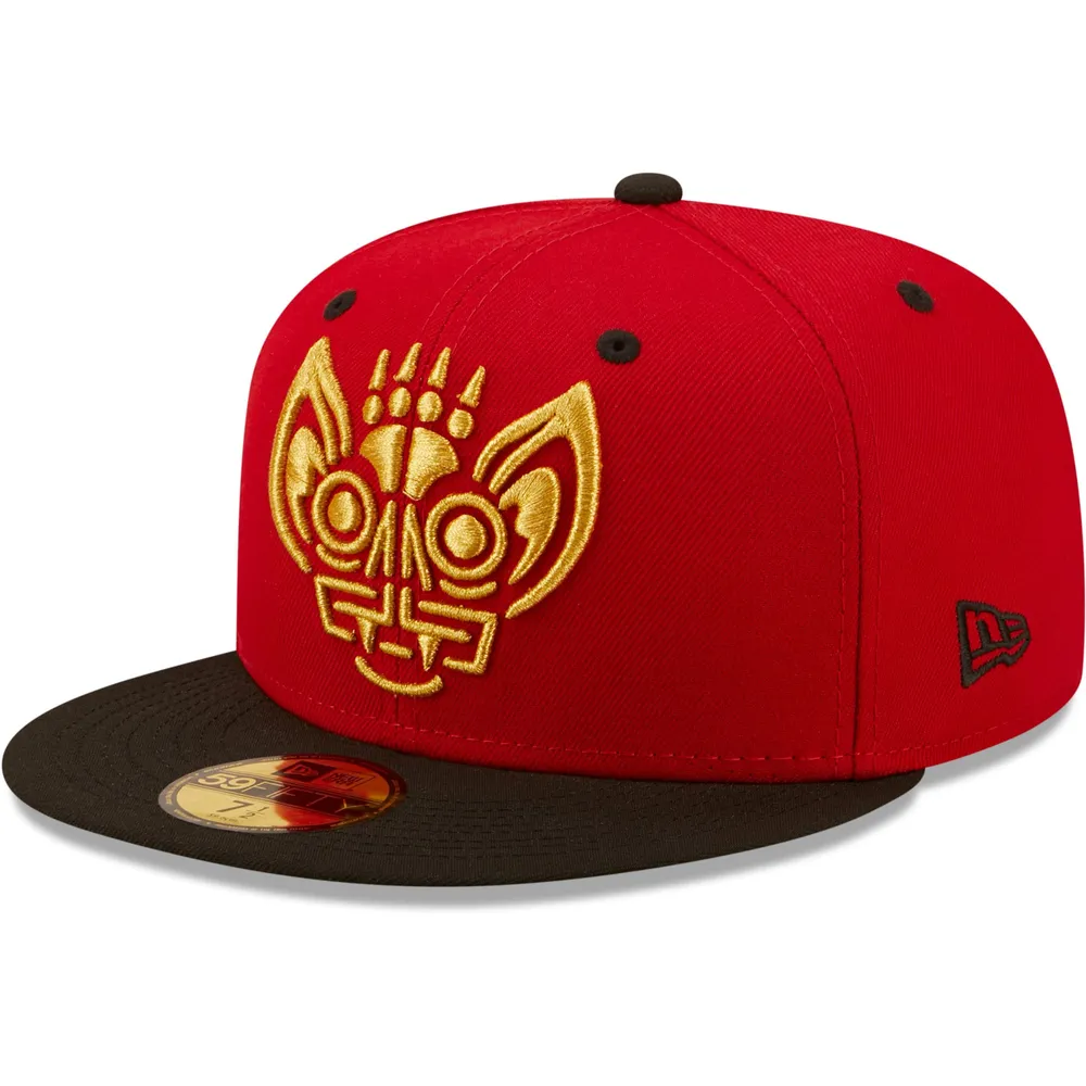 Lids Murciélagos De Louisville New Era Copa La Diversion 59FIFTY Fitted Hat  - Red/Black