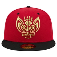 Men's New Era Red Louisville Bats Copa de la Diversión 59FIFTY Fitted Hat
