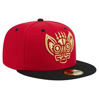 Men's New Era Red Louisville Bats Copa de la Diversión 59FIFTY Fitted Hat