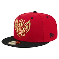 Men's New Era Red Louisville Bats Copa de la Diversión 59FIFTY Fitted Hat