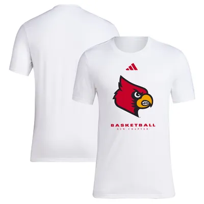 Louisville Cardinals adidas Basketball Court Fresh T-Shirt - Red