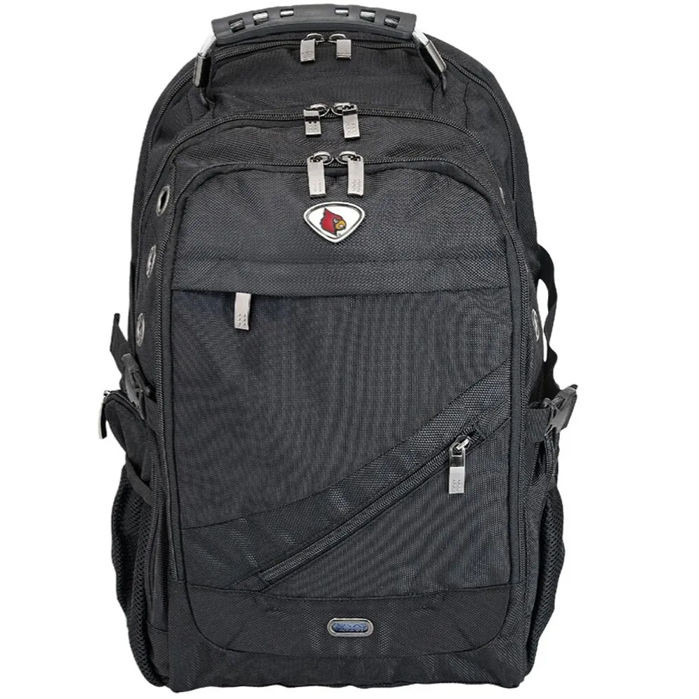 Mojo Black Louisville Premium Wheeled Backpack