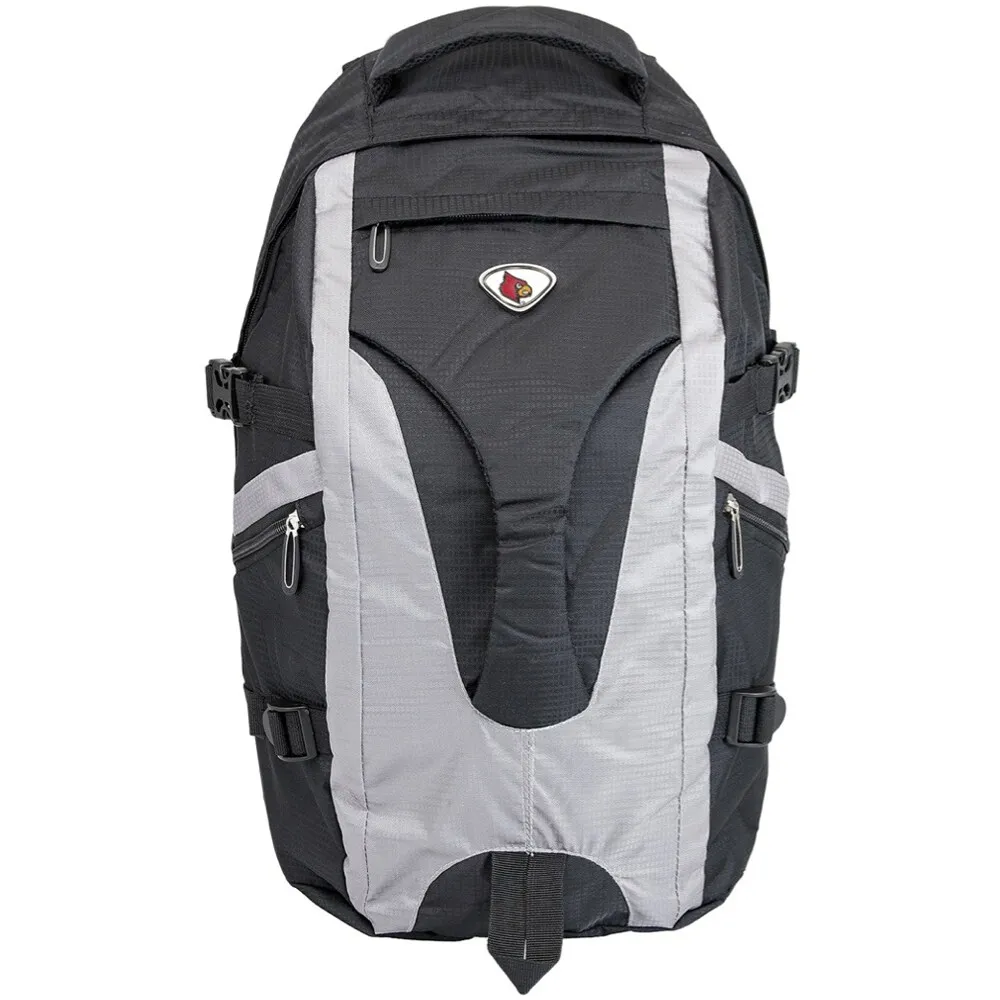 Mojo Louisville Cardinals Wheeled Premium Black Backpack