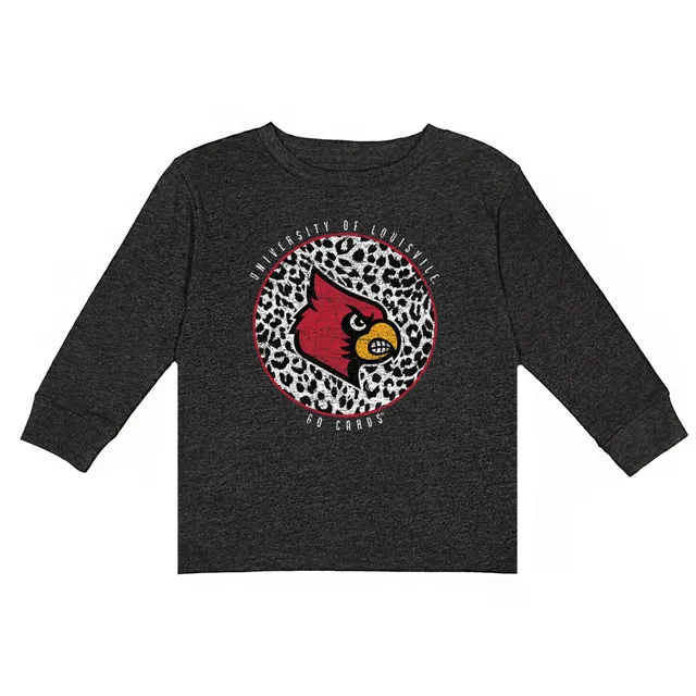 Lids Louisville Cardinals Girls Toddler Call the Shots Long Sleeve T-Shirt  - Charcoal