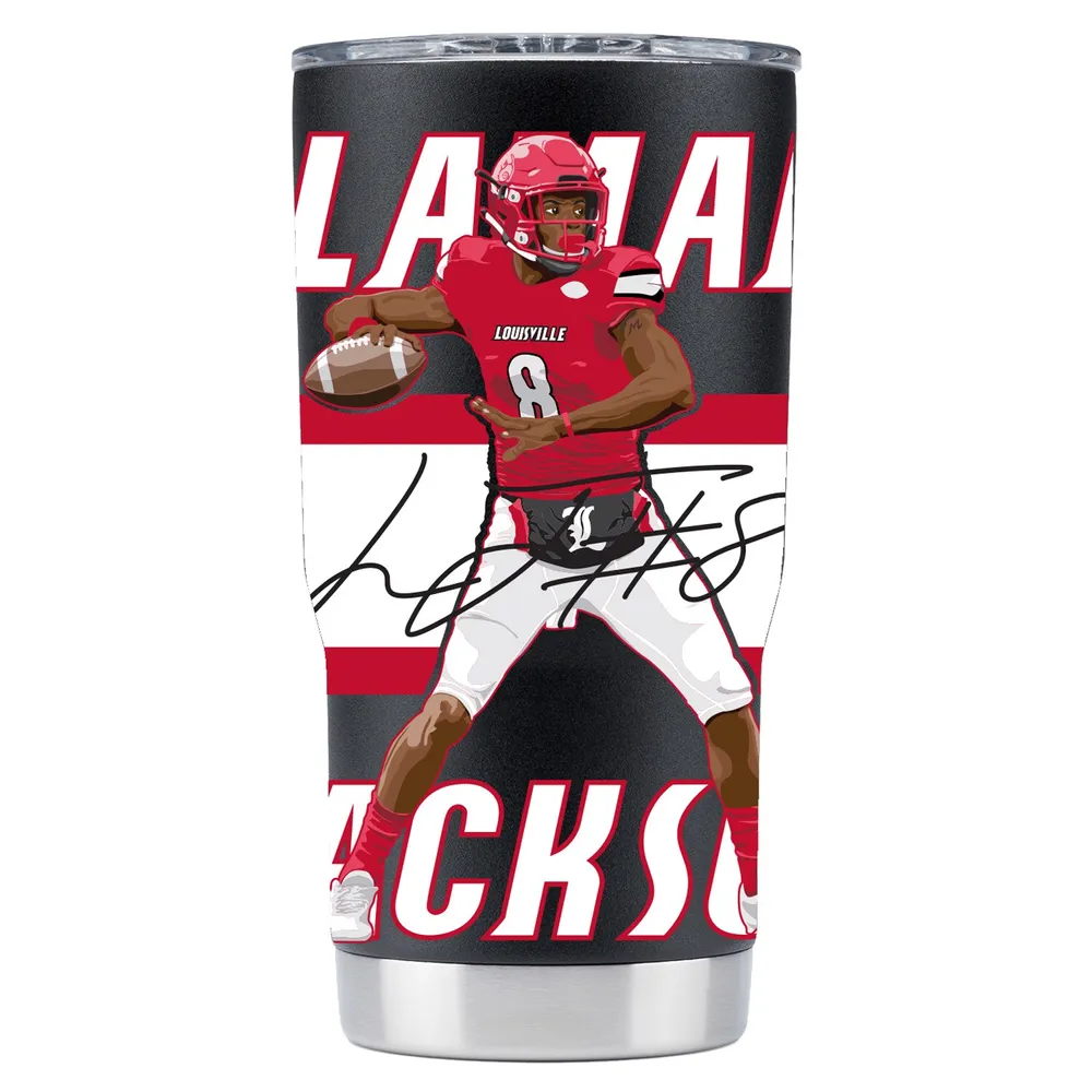 Youth Fanatics Branded Lamar Jackson Red Louisville Cardinals