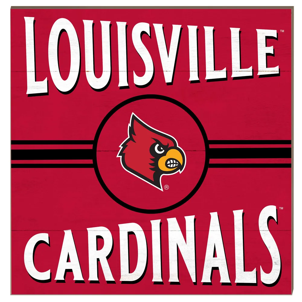Lids Louisville Cardinals 10'' x 10'' Retro Team Sign