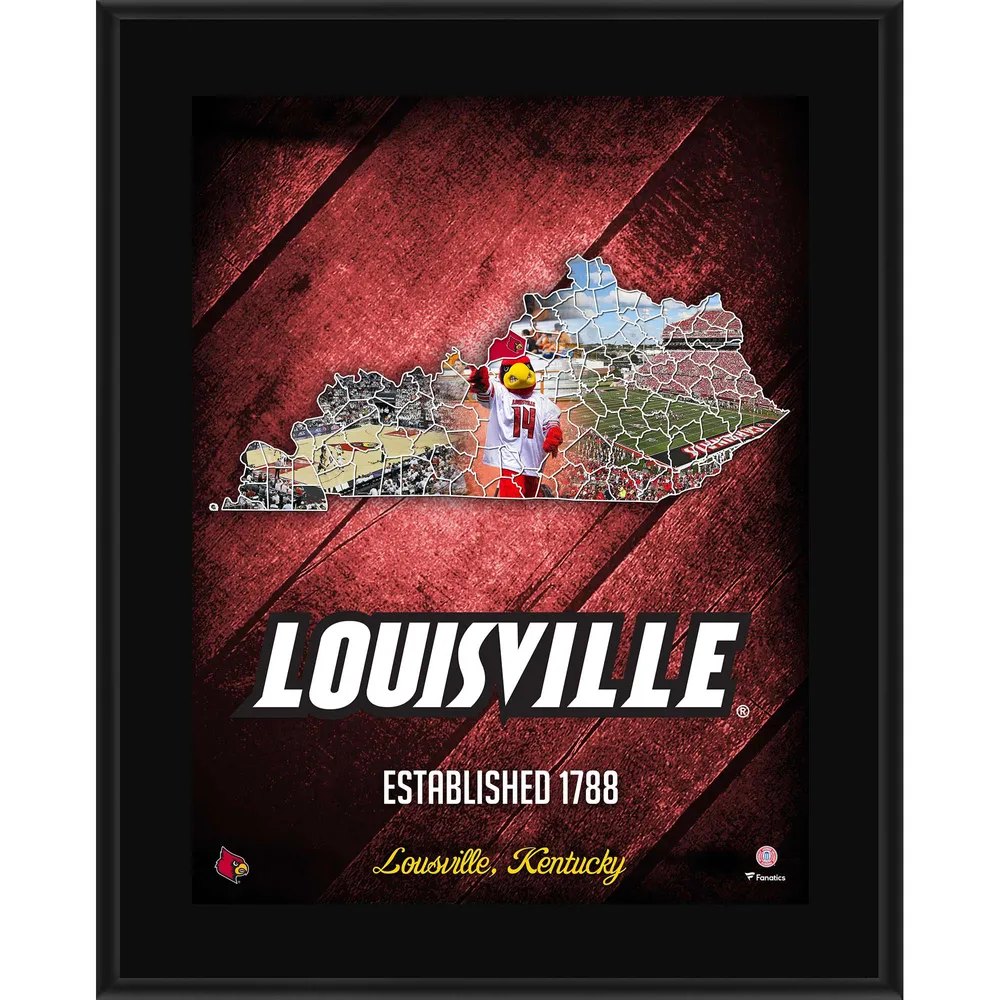 Men's Fanatics Branded Lamar Jackson Red Louisville Cardinals