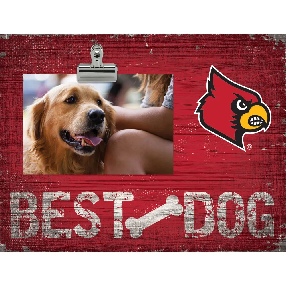 Lids Louisville Cardinals 10.5 x 8 Best Dog Clip Photo Frame