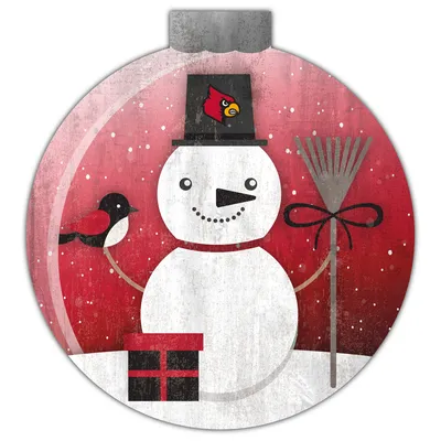 Louisville Cardinals 12'' Snow Globe Wall Art