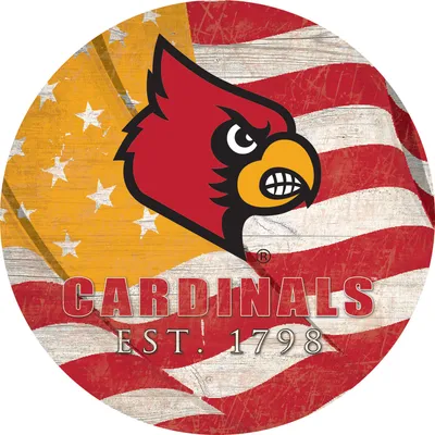 Louisville Cardinals Baseball Team Garden Flag