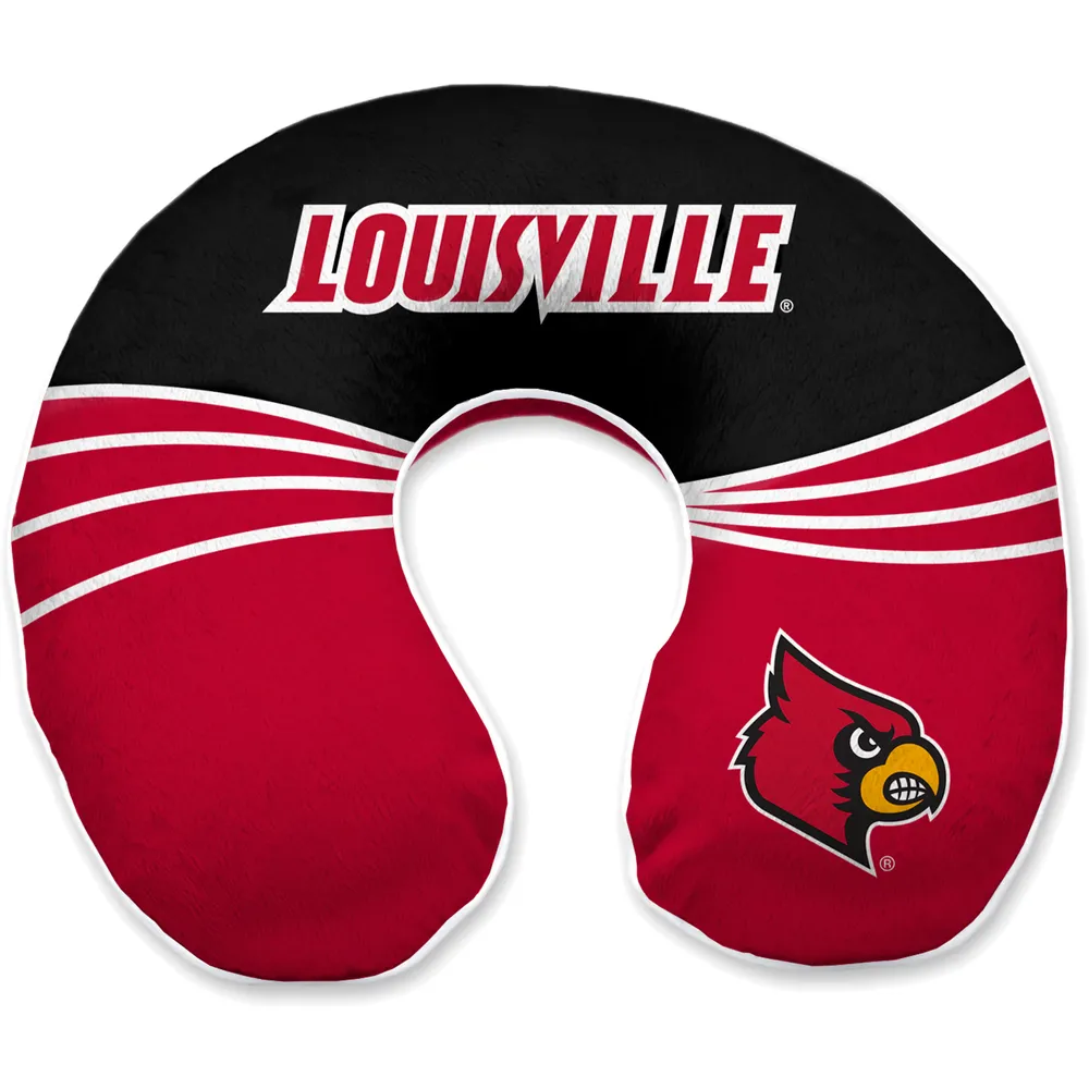 Youth Louisville Cardinals Big Logo Stripe Slippers