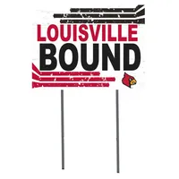 Louisville Cardinals 18'' x 24'' Bound Yard Sign