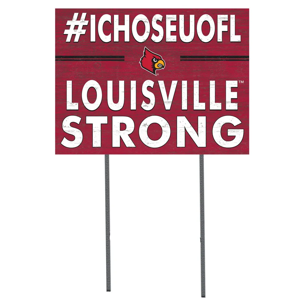 Lids Louisville Cardinals 18'' x 24'' I Chose Lawn Sign