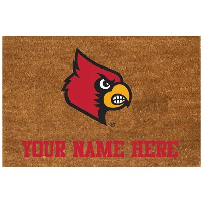 Louisville Cardinals 19.5'' x 29.5'' Personalized Door Mat