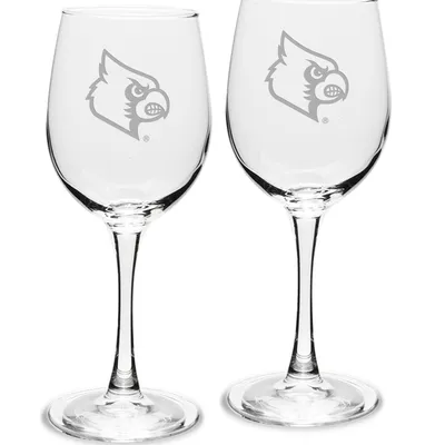 Lids Louisville Cardinals 12oz. 2-Piece Traditional Martini Glass