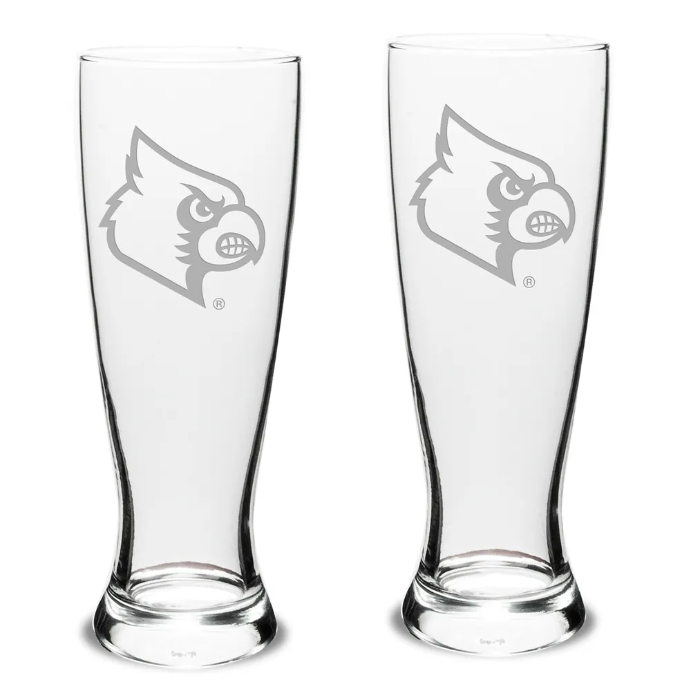 University of Louisville Tumbler Glasses - Set of 2 - Made in the USA