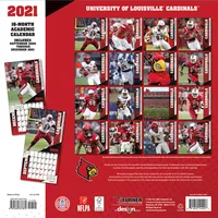 Calendrier mural Louisville Cardinals 2021