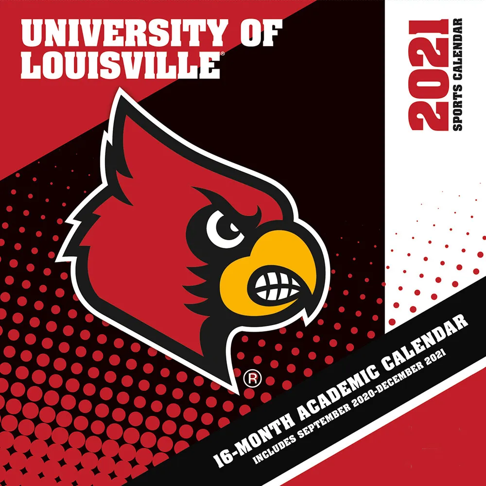 Calendrier mural Louisville Cardinals 2021