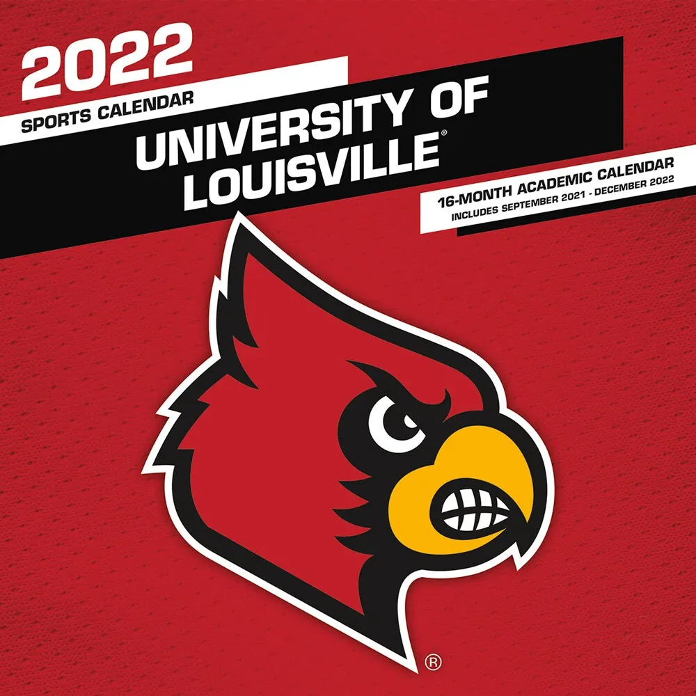 Calendrier mural Louisville Cardinals 2022