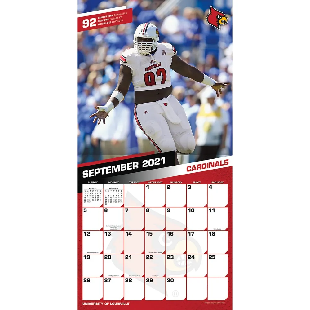 Louisville Cardinals 2022 Wall Calendar