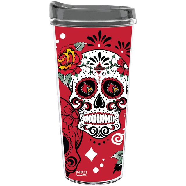 Cardinals de Louisville 22oz. Gobelet Día de los Muertos