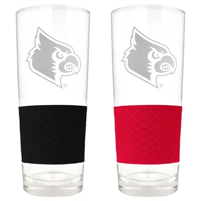 Louisville Cardinals 22oz. Logo Score Pint Glass Two-Piece Set