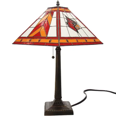 Louisville Cardinals 23" Mission Tiffany Table Lamp