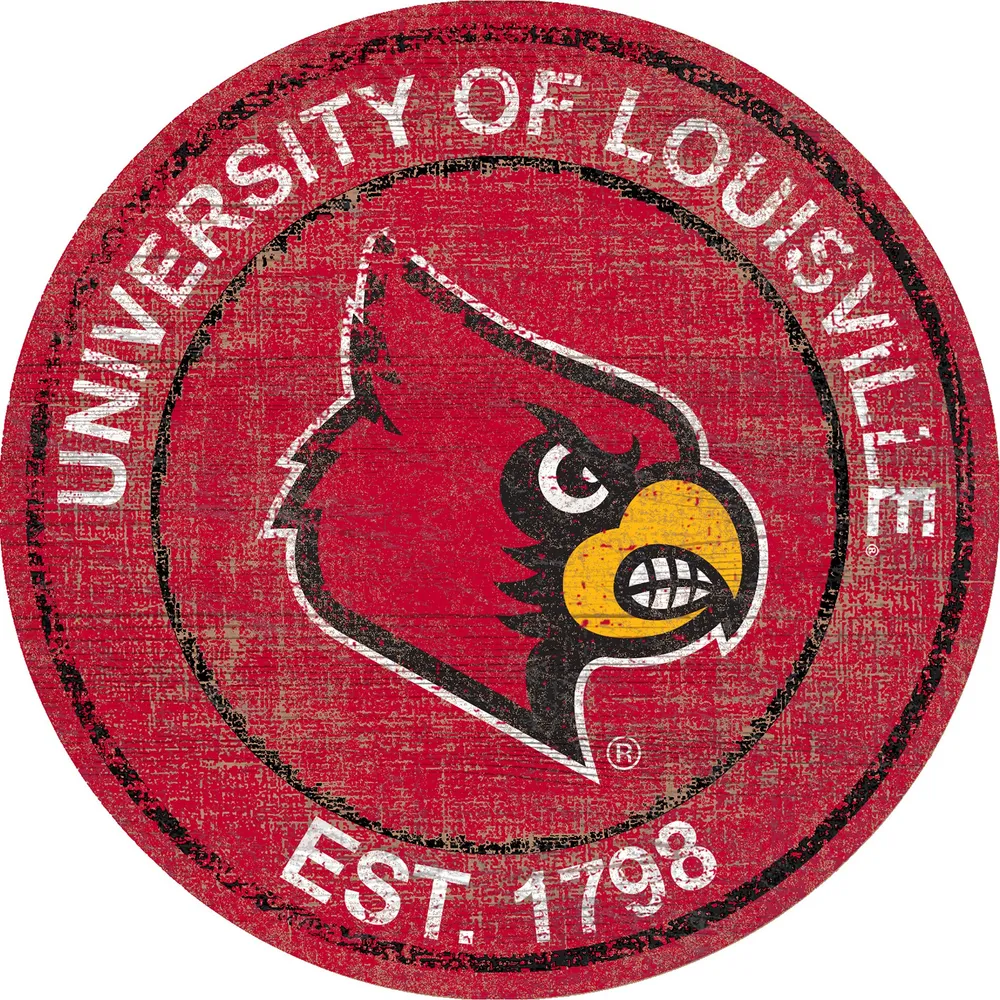 Lids Louisville Cardinals 24'' Round Heritage Logo Sign