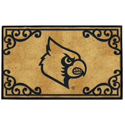 Louisville Cardinals 24" X 39" Coir Door Mat