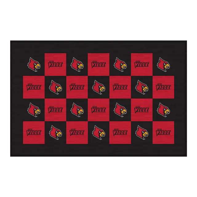 Lids Louisville Cardinals 30'' x 46'' Checkerboard Floor Mat