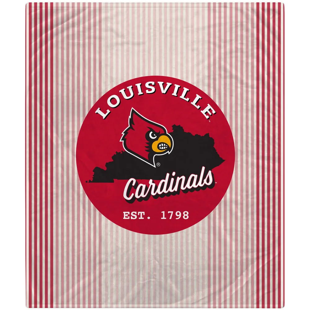 Lids Louisville Cardinals 60'' x 70'' Home State Circle Flannel