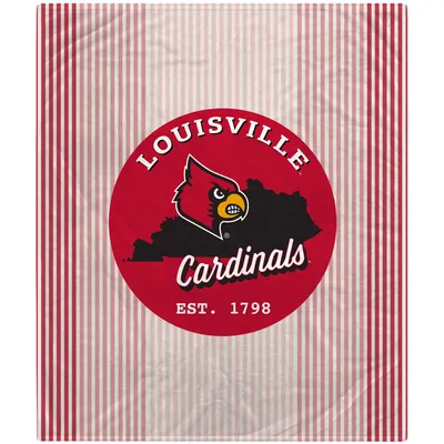 Louisville Cardinals 60'' x 70'' Home State Circle Flannel Fleece Blanket