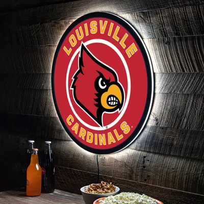 Louisville Cardinals LED XL Round Wall Décor