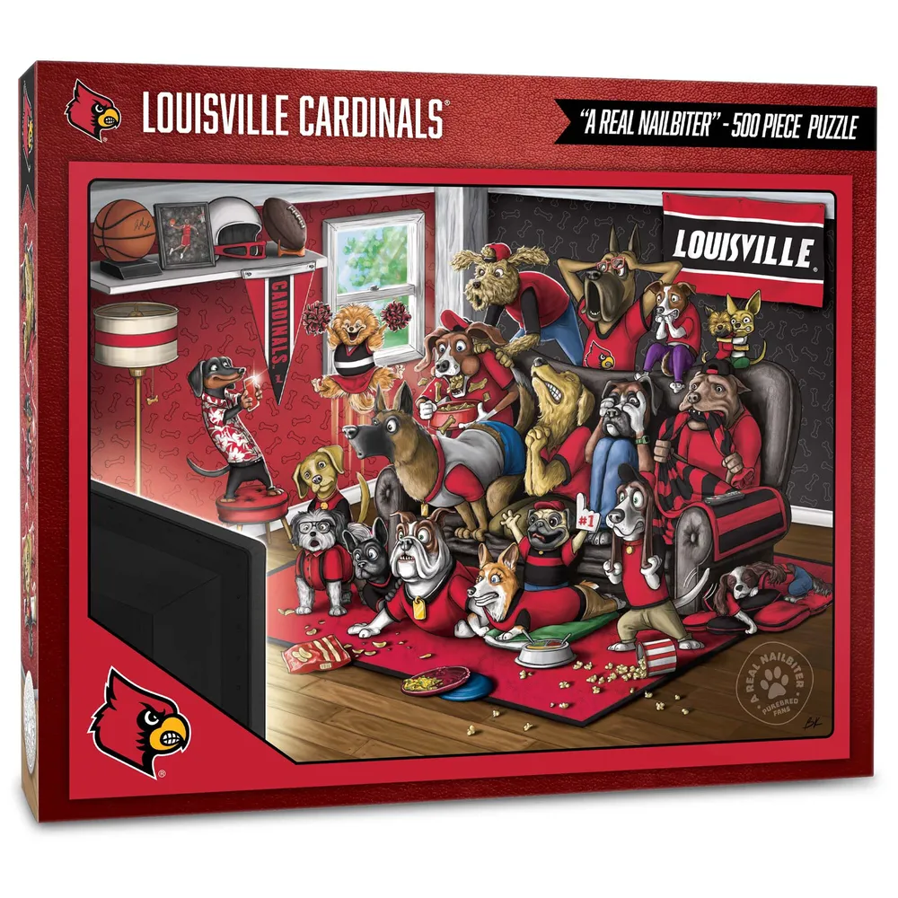NCAA Louisville Cardinals Stud Earrings